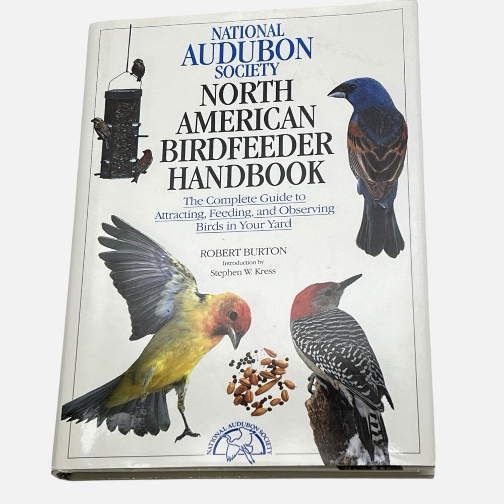 Hardcover National Audubon Society North American Birdfeeder Handbook DJ 1992